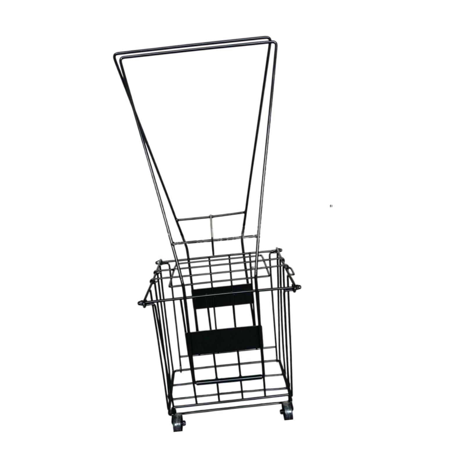 Sports Equipment Bag With Wheels - Tennisballkorb aus robustem Eisen mit Rädern,