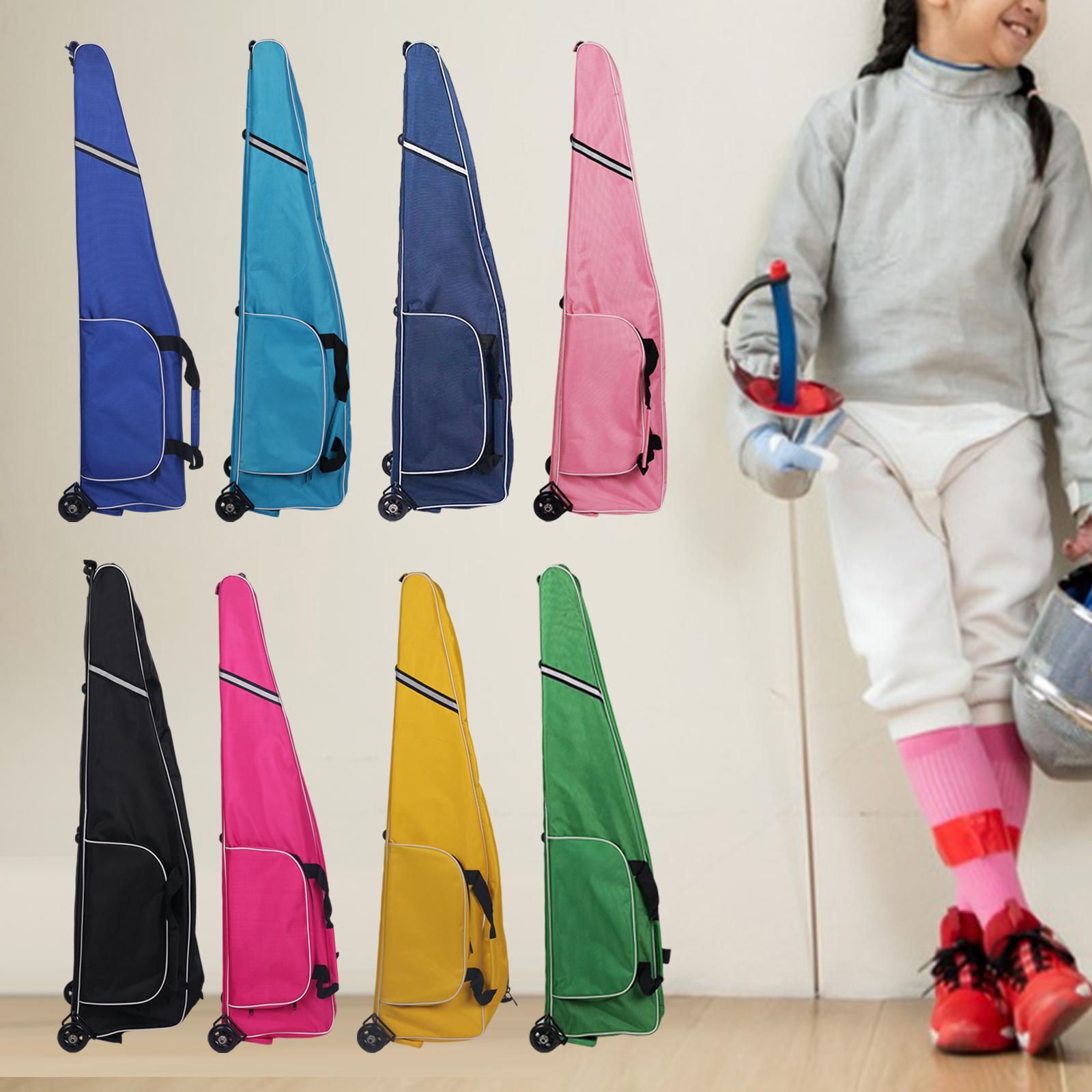Sports Equipment Bag With Wheels - Großer Roll-Zaun-Taschenwagen für Enthusiasten und Anfänger,