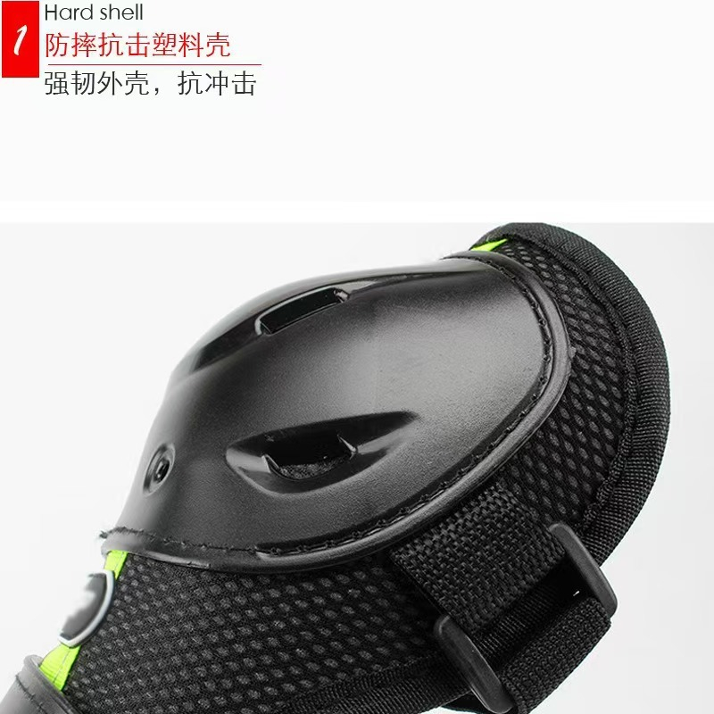 Grün-Rote Motorrad-Knieschoner – Sports Equipment United Bewertung und Preis