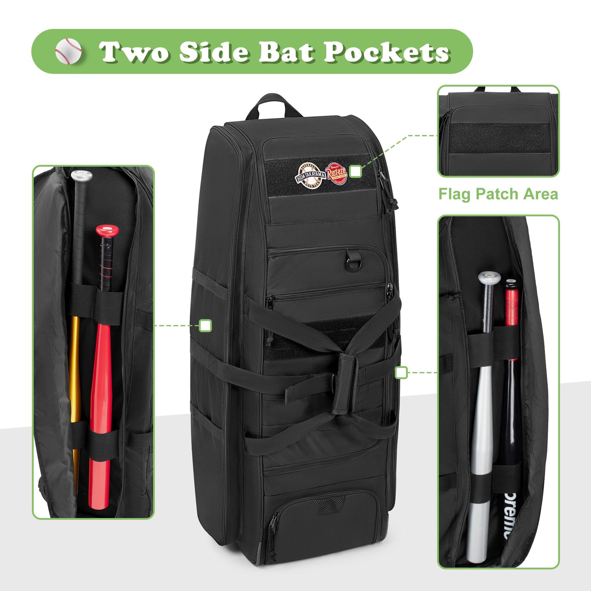Taktische Baseballtasche Große – Sports Equipment Bag With Wheels Bewertung und Preis