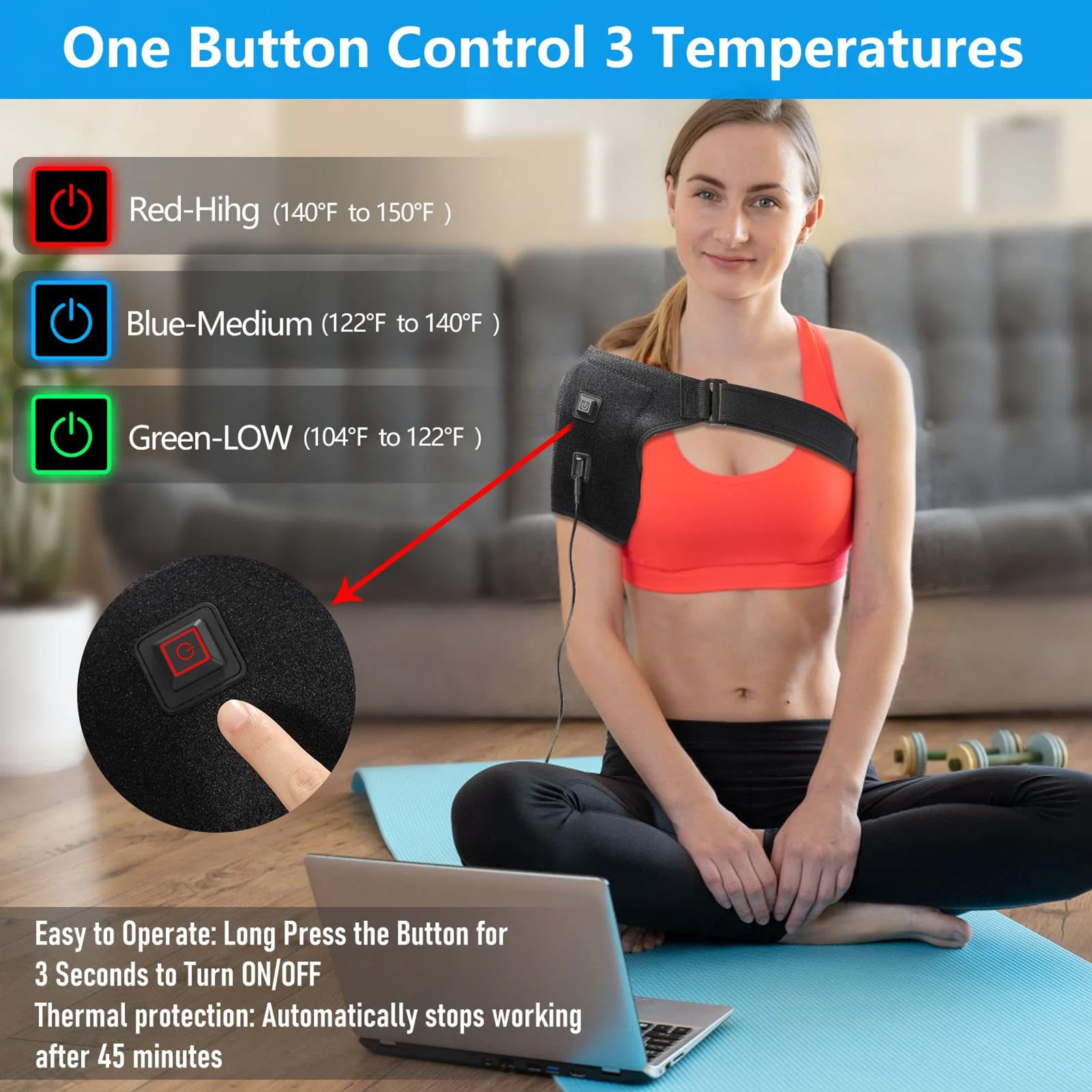 USB Beheizte Schulter Brace Ro – Sports Equipment United Bewertung und Preis
