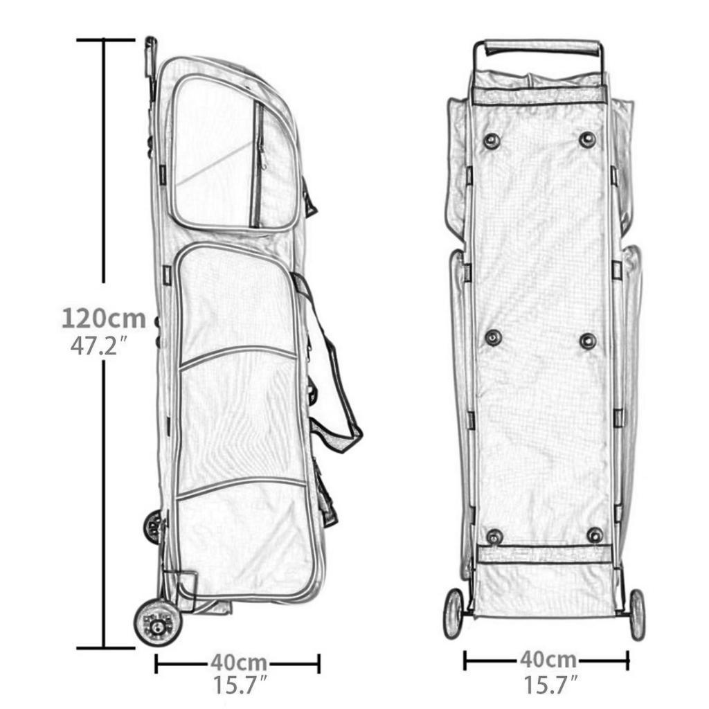 Fechttasche mit Rollen, leicht – Sports Equipment Bag With Wheels Bewertung und Preis
