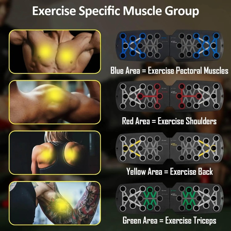 Faltbares Push-Up-Board mit Wi – Sports Equipment Near Me Bewertung und Preis
